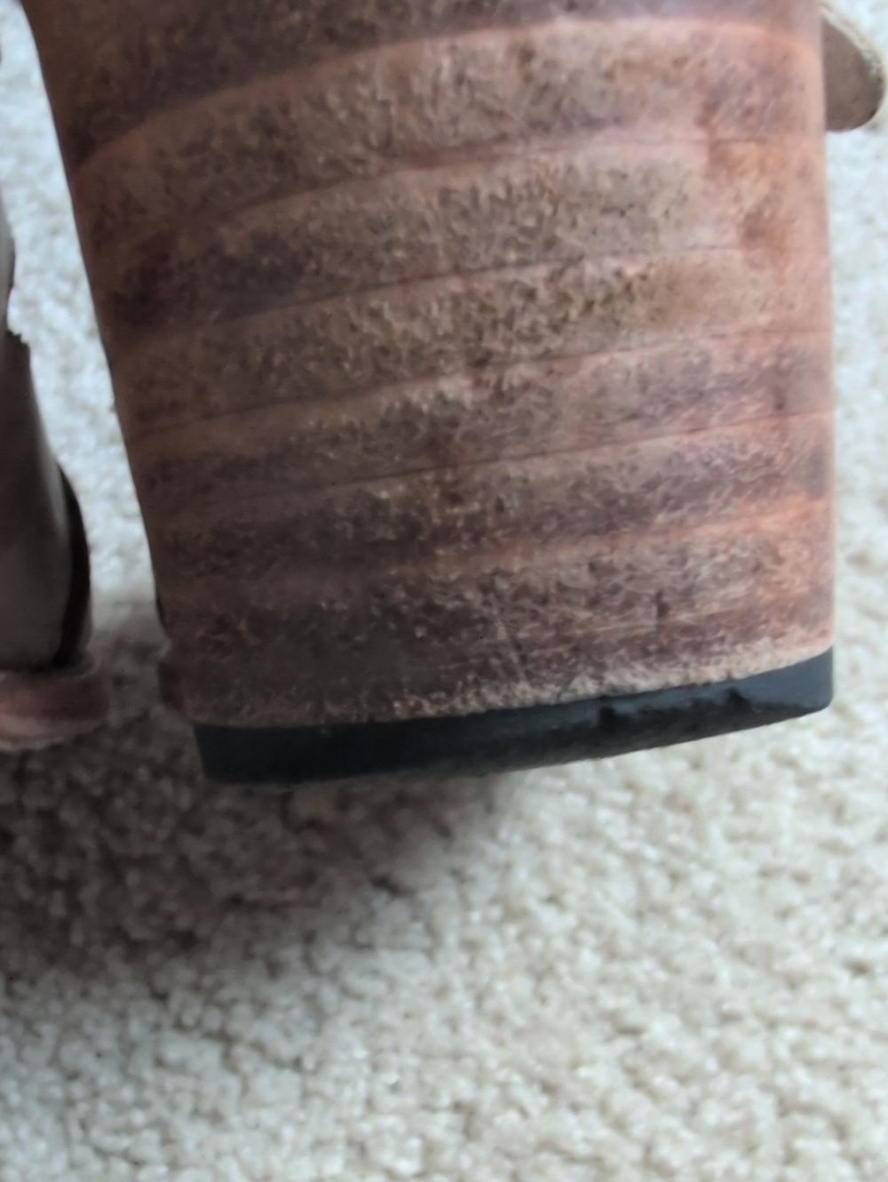 Freebird By Steven Bond Women's Taupe Strappy Buckle Block Heel Sandals 10 - Picture 8 of 10
